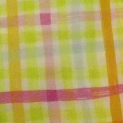 pastel pink plaid