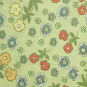 Green red flowers