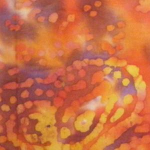Orange Batik